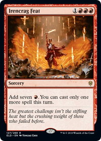 Irencrag Feat - Promo Pack: Throne of Eldraine (PPELD) #127p - Rare Magic: The Gathering Trading Card