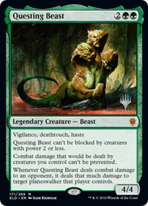 Questing Beast - Promo Pack: Throne of Eldraine (PPELD) #171p - Mythic Rare Magic: The Gathering Trading Card