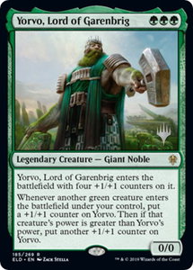Yorvo, Lord of Garenbrig - Promo Pack: Throne of Eldraine (PPELD) #185p - Rare Magic: The Gathering Trading Card