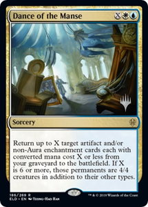 Dance of the Manse - Promo Pack: Throne of Eldraine (PPELD) #186p - Rare Magic: The Gathering Trading Card