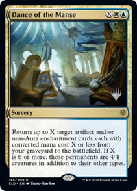 Dance of the Manse - Promo Pack: Throne of Eldraine (PPELD) #186p - Rare Magic: The Gathering Trading Card