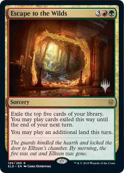 Escape to the Wilds trading card from Promo Pack: Throne of Eldraine Escape to the Wilds - Promo Pack: Throne of Eldraine Magic: The Gathering trading card