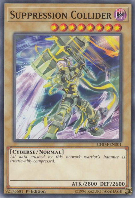 Suppression Collider - Chaos Impact YuGiOh trading card