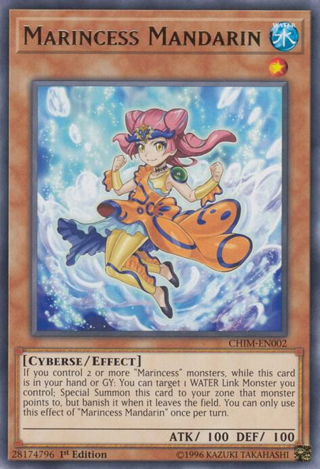 Marincess Mandarin - Chaos Impact YuGiOh trading card