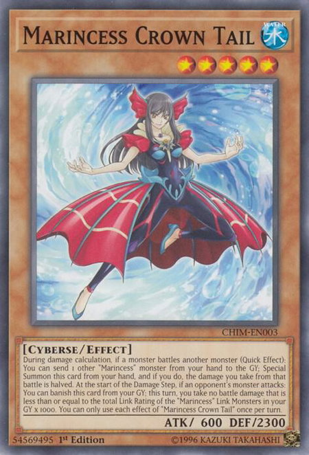 Marincess Crown Tail - Chaos Impact YuGiOh trading card