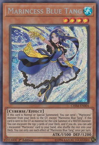 Marincess Blue Tang - Chaos Impact (CHIM) #CHIM-EN004 - Secret Rare YuGiOh Trading Card