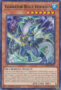 Gladiator Beast Vespasius - Chaos Impact (CHIM) #CHIM-EN013 - Rare YuGiOh Trading Card