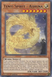 Tenyi Spirit - Ashuna - Chaos Impact (CHIM) #CHIM-EN019 - Rare YuGiOh Trading Card