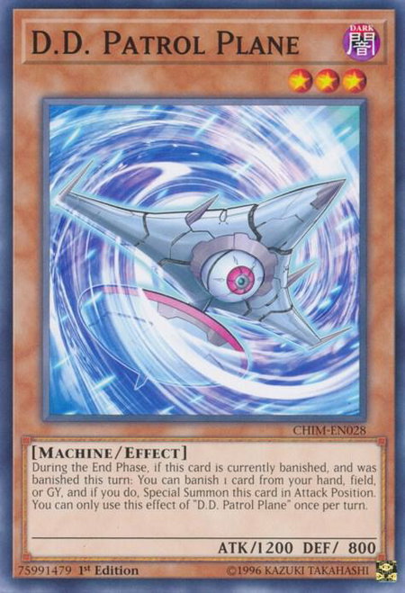 D.D. Patrol Plane - Chaos Impact YuGiOh trading card
