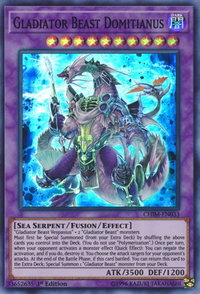 Gladiator Beast Domitianus - Chaos Impact (CHIM) #CHIM-EN033 - Super Rare YuGiOh Trading Card