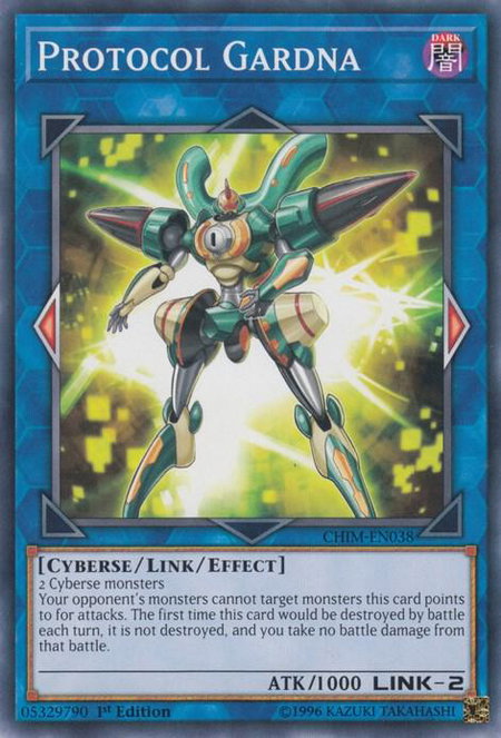 Protocol Gardna - Chaos Impact YuGiOh trading card