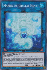 Marincess Crystal Heart - Chaos Impact (CHIM) #CHIM-EN040 - Super Rare YuGiOh Trading Card