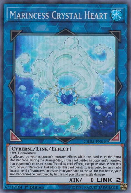 Marincess Crystal Heart - Chaos Impact YuGiOh trading card