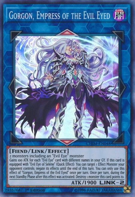 Gorgon, Empress of the Evil Eyed - Chaos Impact YuGiOh trading card