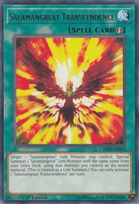Salamangreat Transcendence - Chaos Impact (CHIM) #CHIM-EN052 - Rare YuGiOh Trading Card
