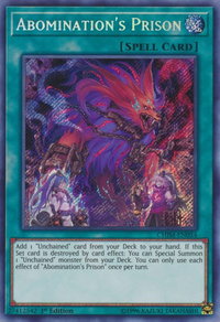 Abomination's Prison - Chaos Impact (CHIM) #CHIM-EN054 - Secret Rare YuGiOh Trading Card