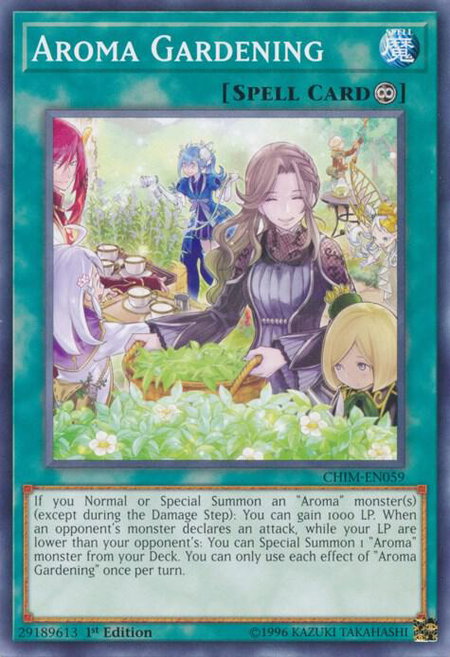 Aroma Gardening - Chaos Impact YuGiOh trading card