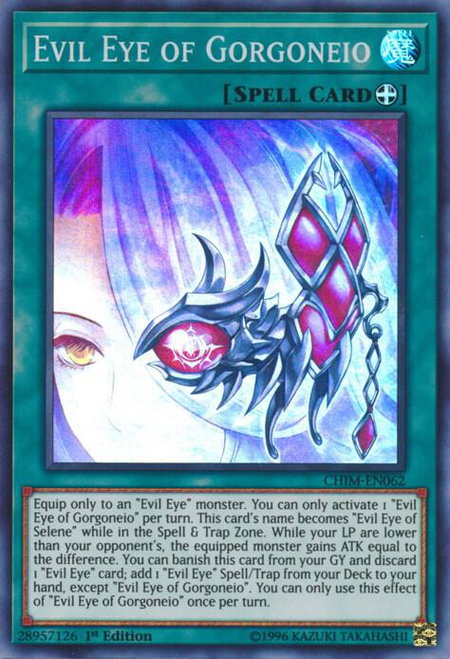 Evil Eye of Gorgoneio - Chaos Impact YuGiOh trading card