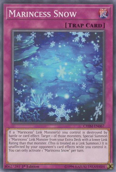 Marincess Snow - Chaos Impact YuGiOh trading card