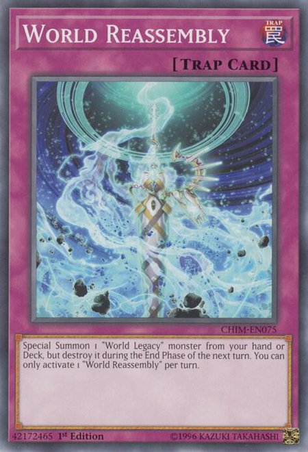 World Reassembly - Chaos Impact YuGiOh trading card