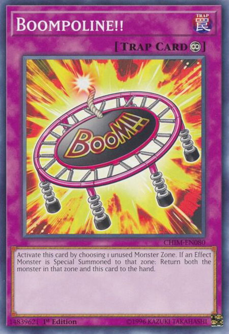 Boompoline!! trading card from Chaos Impact Boompoline!! - Chaos Impact YuGiOh trading card