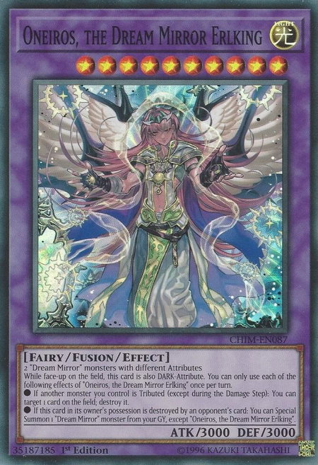 Oneiros, the Dream Mirror Erlking - Chaos Impact YuGiOh trading card