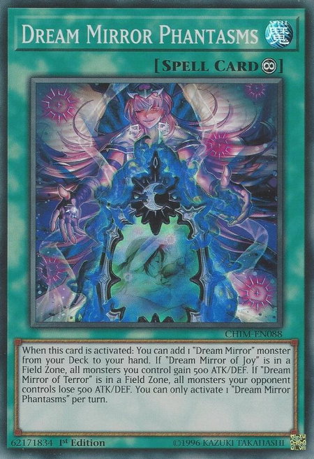 Dream Mirror Phantasms - Chaos Impact YuGiOh trading card