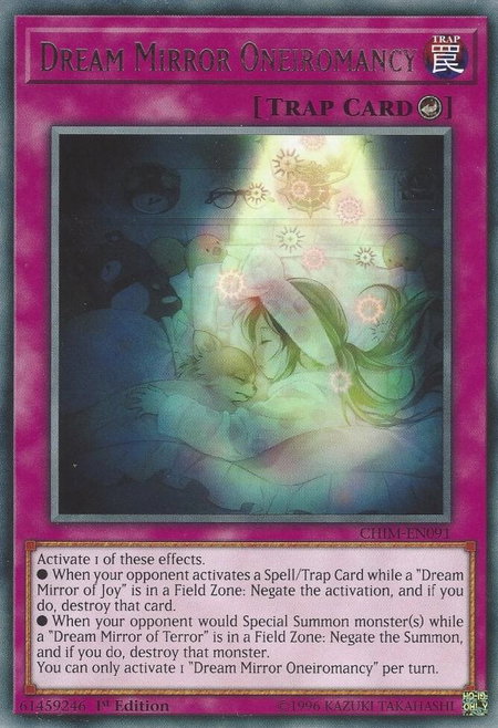 Dream Mirror Oneiromancy - Chaos Impact YuGiOh trading card