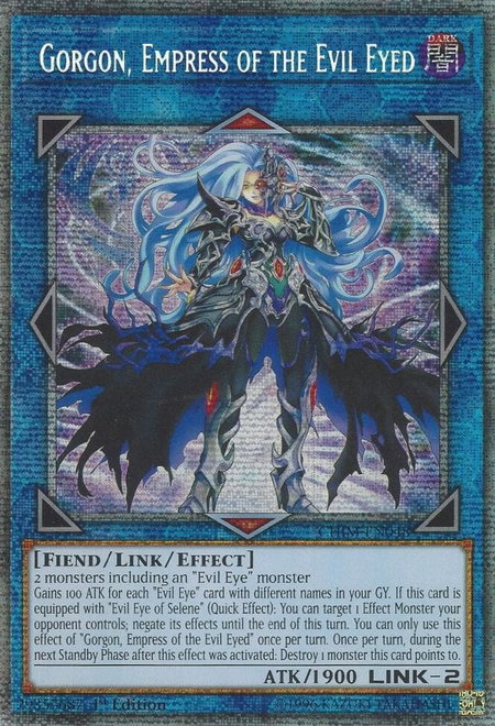 Gorgon, Empress of the Evil Eyed (Starlight Rare) - Chaos Impact YuGiOh trading card