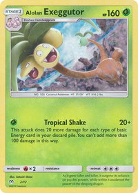 Alolan Exeggutor - 2/12 - McDonald's Promos 2019 (MCD19) #002/012 - Rare Pokémon Trading Card
