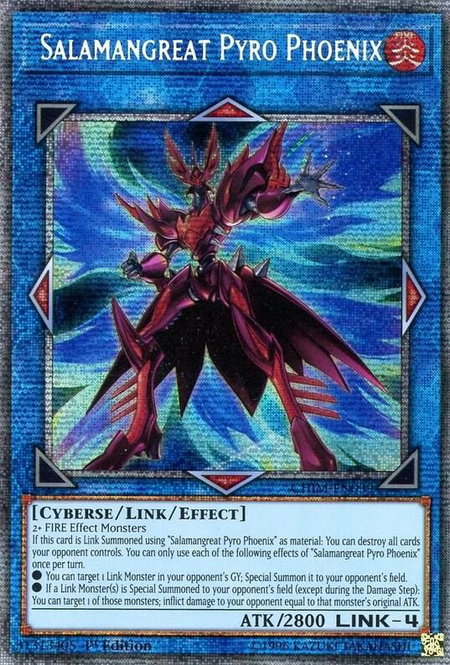 Salamangreat Pyro Phoenix (Starlight Rare) - Chaos Impact YuGiOh trading card