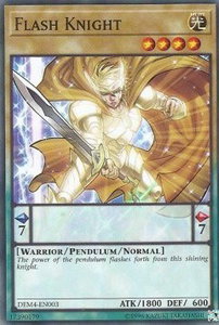 Flash Knight - Advanced Demo Deck Extra Pack (DEM4) #DEM4-EN003 - Common / Short Print YuGiOh Trading Card