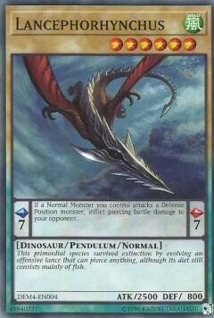 Lancephorhynchus trading card from Advanced Demo Deck Extra Pack Lancephorhynchus - Advanced Demo Deck Extra Pack YuGiOh trading card