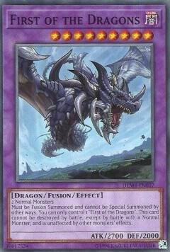 First of the Dragons trading card from Advanced Demo Deck Extra Pack First of the Dragons - Advanced Demo Deck Extra Pack YuGiOh trading card