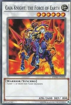 Gaia Knight, the Force of Earth trading card from Advanced Demo Deck Extra Pack Gaia Knight, the Force of Earth - Advanced Demo Deck Extra Pack YuGiOh trading card
