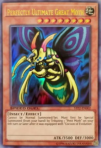 Perfectly Ultimate Great Moth - Speed Duel: Tournament Pack 2 (STP2) #STP2-EN002 - Ultra Rare YuGiOh Trading Card
