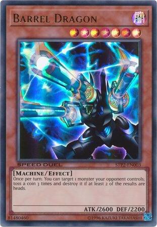 Barrel Dragon trading card from Speed Duel: Tournament Pack 2 Barrel Dragon - Speed Duel: Tournament Pack 2 YuGiOh trading card