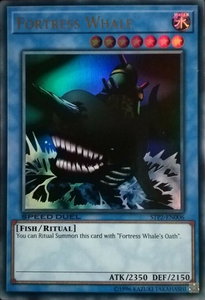 Fortress Whale - Speed Duel: Tournament Pack 2 (STP2) #STP2-EN006 - Ultra Rare YuGiOh Trading Card