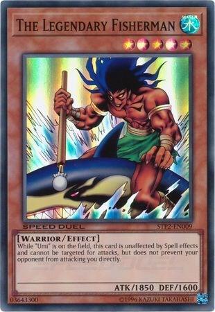 The Legendary Fisherman trading card from Speed Duel: Tournament Pack 2 The Legendary Fisherman - Speed Duel: Tournament Pack 2 YuGiOh trading card