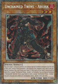Unchained Twins - Aruha (Starlight Rare) - Chaos Impact (CHIM) #CHIM-EN008 - Starlight Rare YuGiOh Trading Card