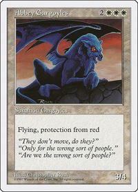 Abbey Gargoyles - Fifth Edition (5ED) #1 - Uncommon Magic: The Gathering Trading Card
