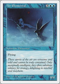 Air Elemental - Fifth Edition (5ED) #71 - Uncommon Magic: The Gathering Trading Card