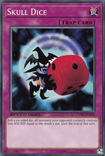 Skull Dice - Event Pack Speed Duel YuGiOh trading card