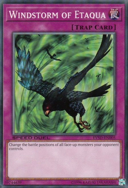 Windstorm of Etaqua - Event Pack Speed Duel YuGiOh trading card