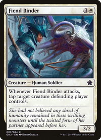 Fiend Binder - Magic Game Night 2019 (GN2) #7 - Common Magic: The Gathering Trading Card
