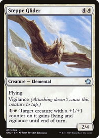 Steppe Glider - Magic Game Night 2019 (GN2) #12 - Uncommon Magic: The Gathering Trading Card