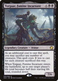 Torgaar, Famine Incarnate - Magic Game Night 2019 (GN2) #35 - Rare Magic: The Gathering Trading Card