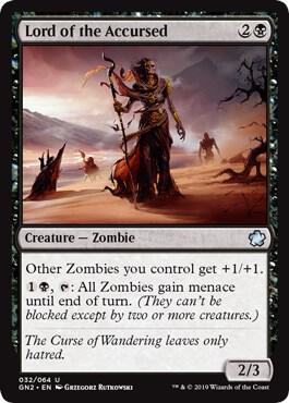 Lord of the Accursed - Magic Game Night 2019 Magic: The Gathering trading card