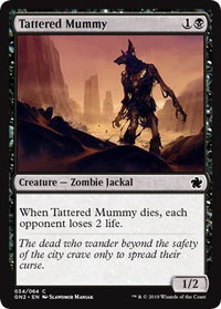 Tattered Mummy - Magic Game Night 2019 (GN2) #34 - Common Magic: The Gathering Trading Card