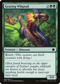 Grazing Whiptail - Magic Game Night 2019 (GN2) #48 - Common Magic: The Gathering Trading Card